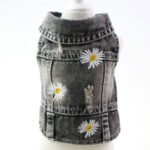 Daisy Vintage Denim Jacket – Τζιν Τζάκετ με Μαργαρίτες (Washed Black)