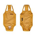 Φορμάκι Περιόδου & Πάνας με Τιράντες – Ριγέ Mustard (VPETER)