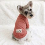 Deer Gary Melange Dog Top – Κεραμιδί Μπλουζάκι Σκύλου με Υφασμάτινη Ετικέτα - Image 2