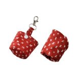 Red Dog Raincoat with Storage Pouch – Κόκκινο Αδιάβροχο Σκύλου με Κουκούλα και Θήκη Μεταφοράς - Image 2