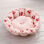 Aναπαυτικό Κρεβατάκι Σκύλου Flower / Donut – Sweet Cherry