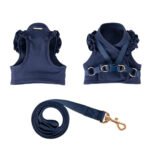 SugarPup Exclusive:Ανατομικό Σαμαράκι με Βολάν & Οδηγό 'Navy chic'